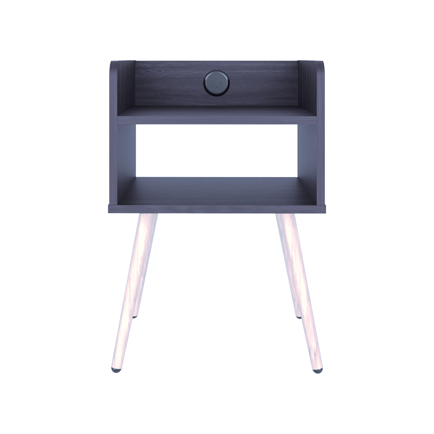 Mesa De Noche Didi Usb 58X40X34 Rta Wengue Zf