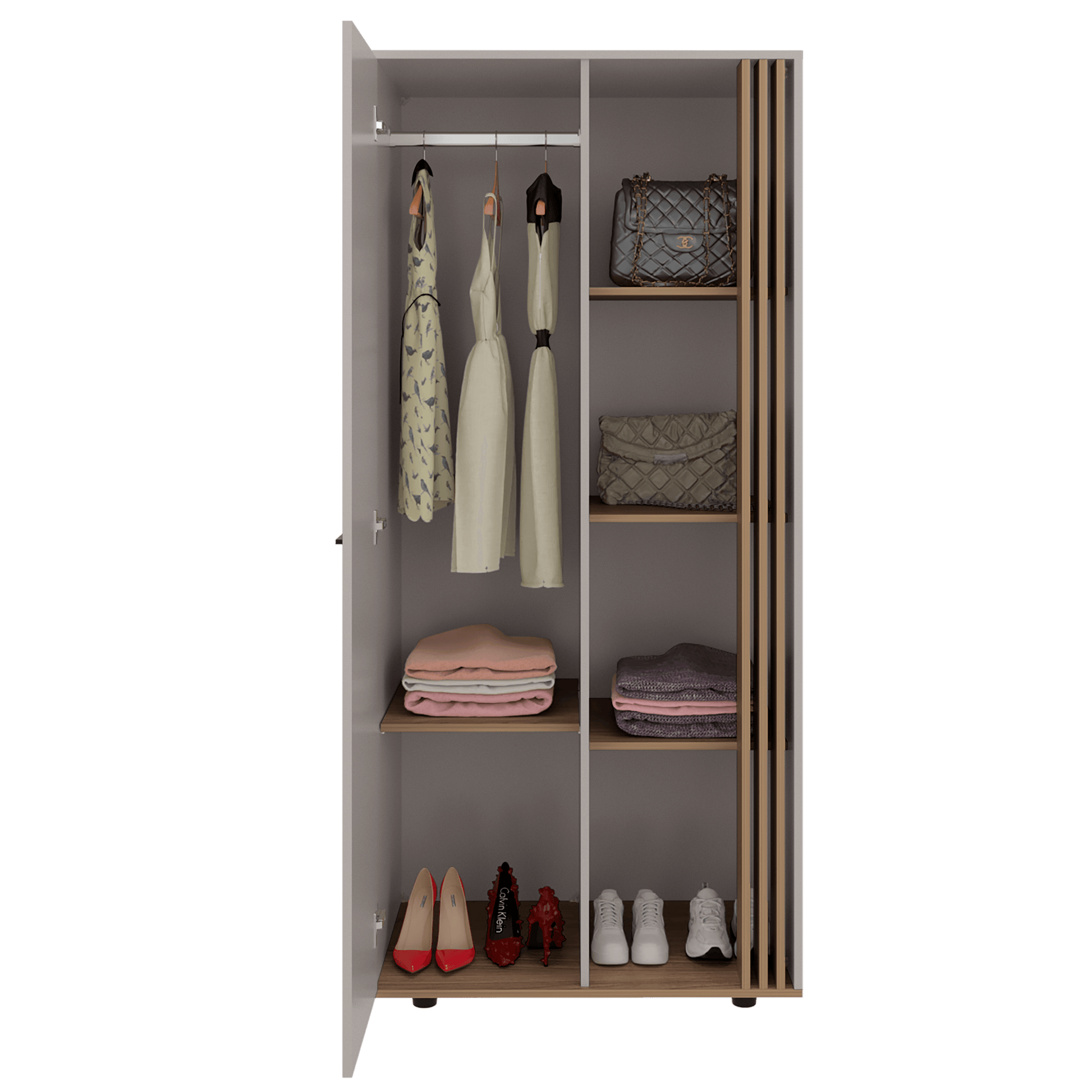 Closet Vance 178X80X52 Rta Fresno Eu Capri
