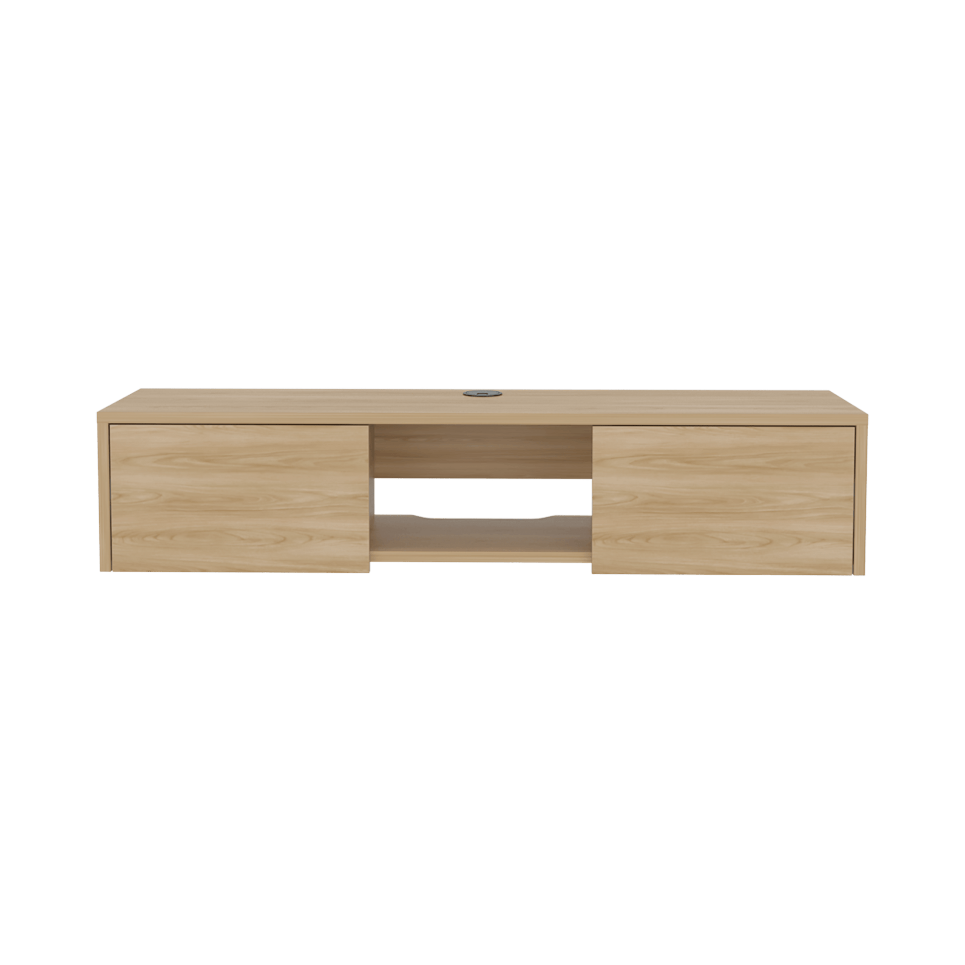 Repisa De Tv Glen Multifuncional 26X125X29 Rta Fresno Europeo