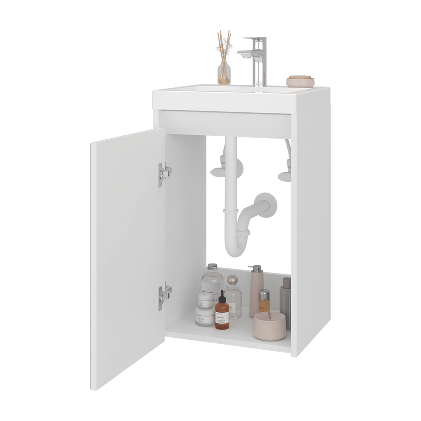 Mueble Lavamanos Syracuse 60X39X33 Rta Blanco Mqz Pino Zf