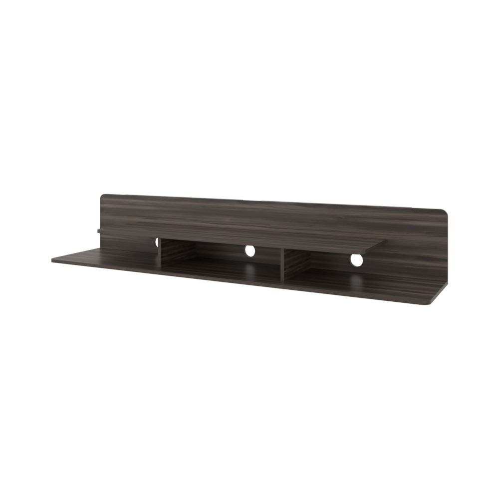 Repisa De Tv Marquis 55" 30X180X37 Rta Nogal Europeo Zf