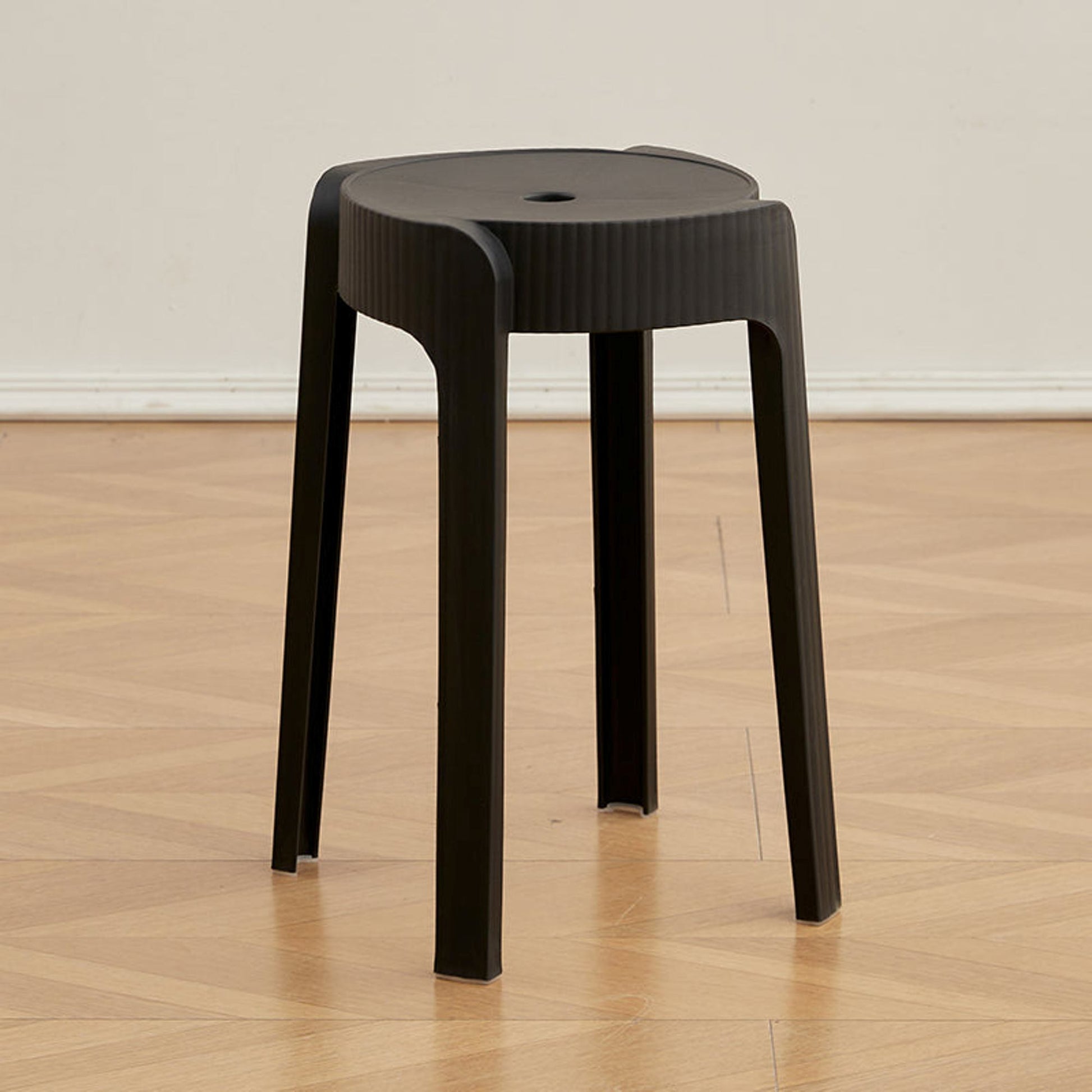 Butaco Apilable Maison 45X30X30 Rta Negro