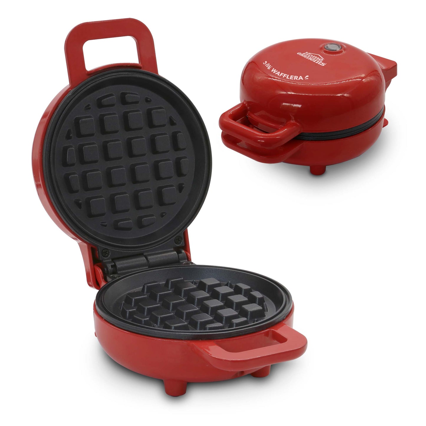 Wafflera Roja 12 Cm Antiadherente Home Elements