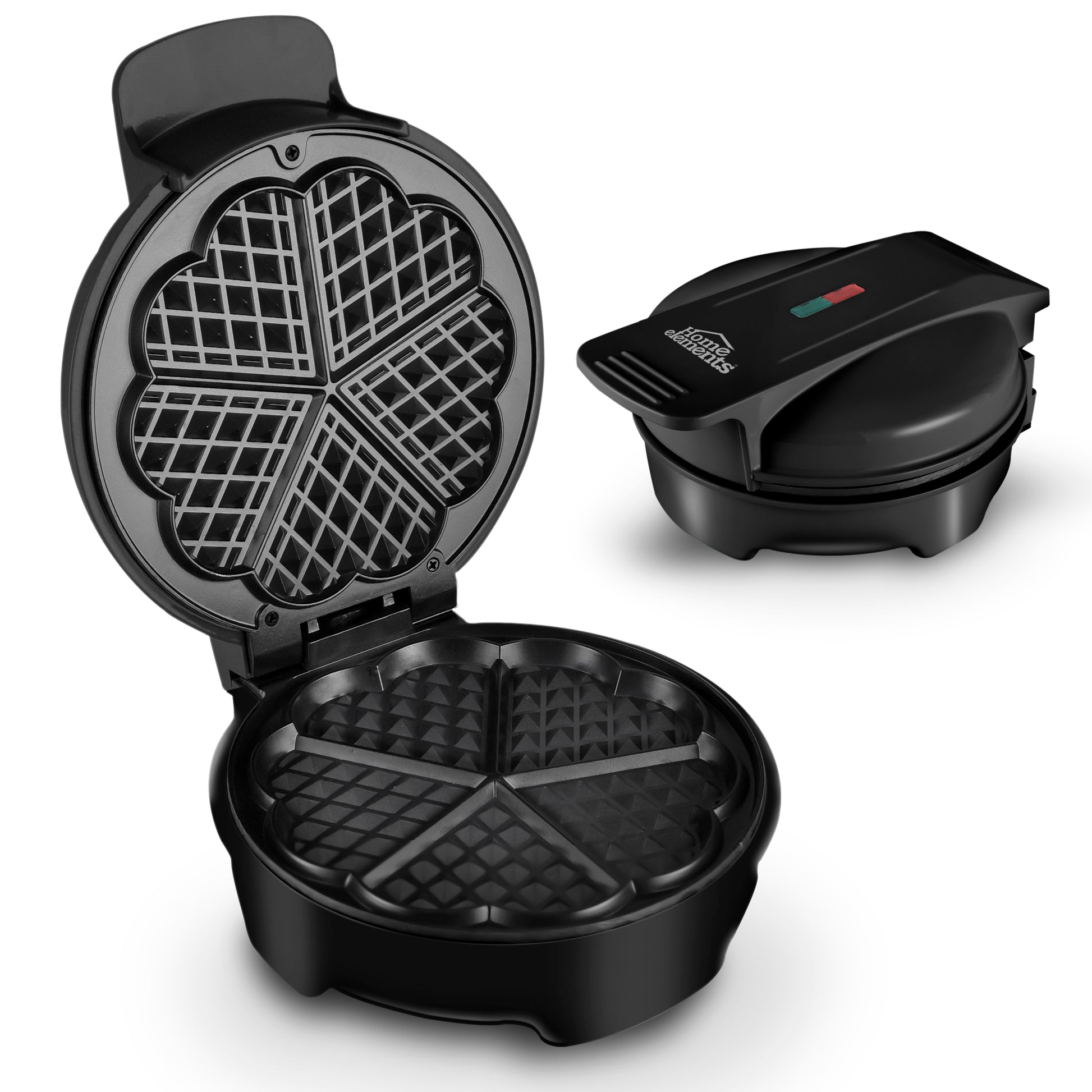 Wafflera Negra 20 Cm Antiadherente Home Elements