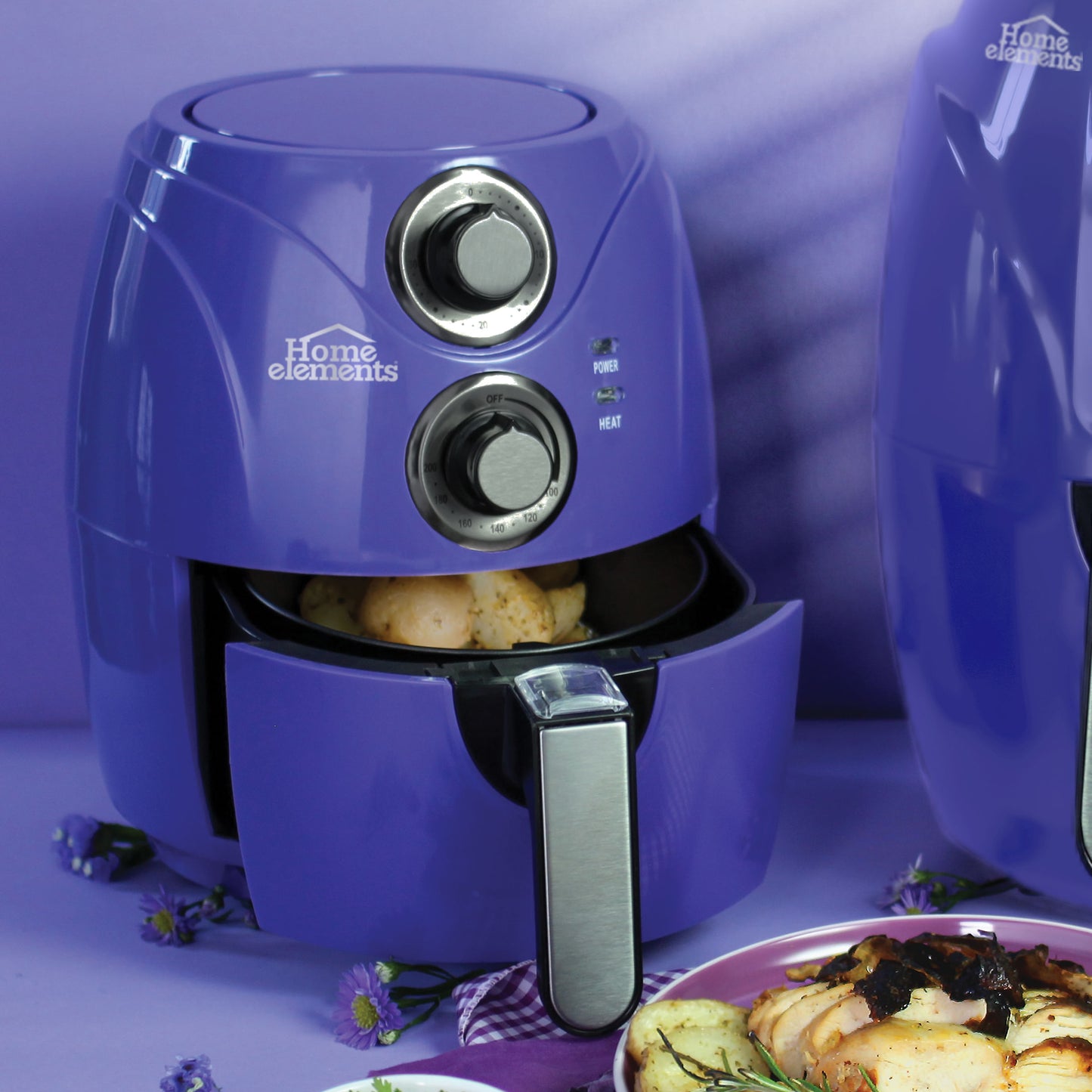 Freidora Aire 18 Lts Violet Heaf-516V Home Elements