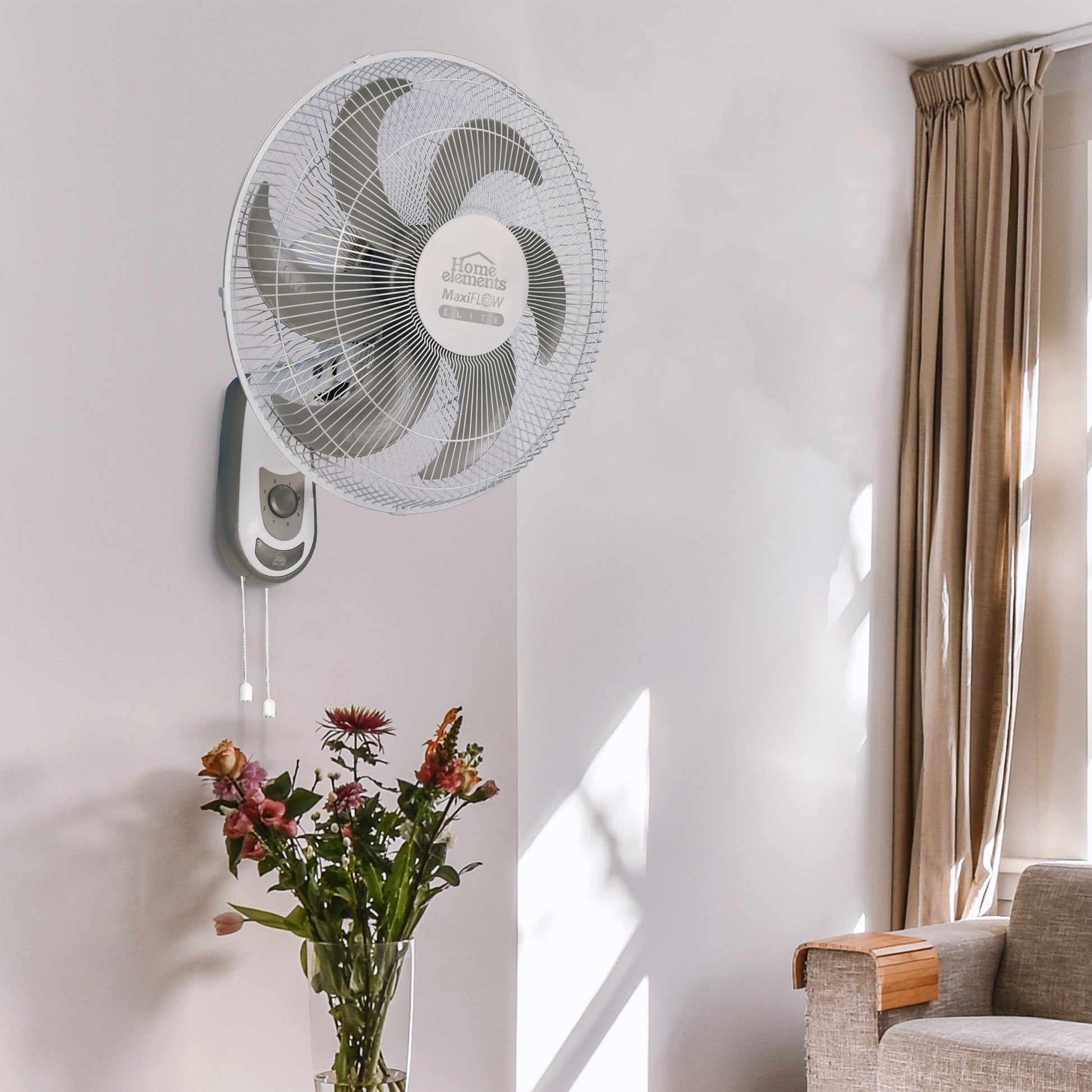 Vent Pared Bla 18P Maxiflow Elite Home Elements
