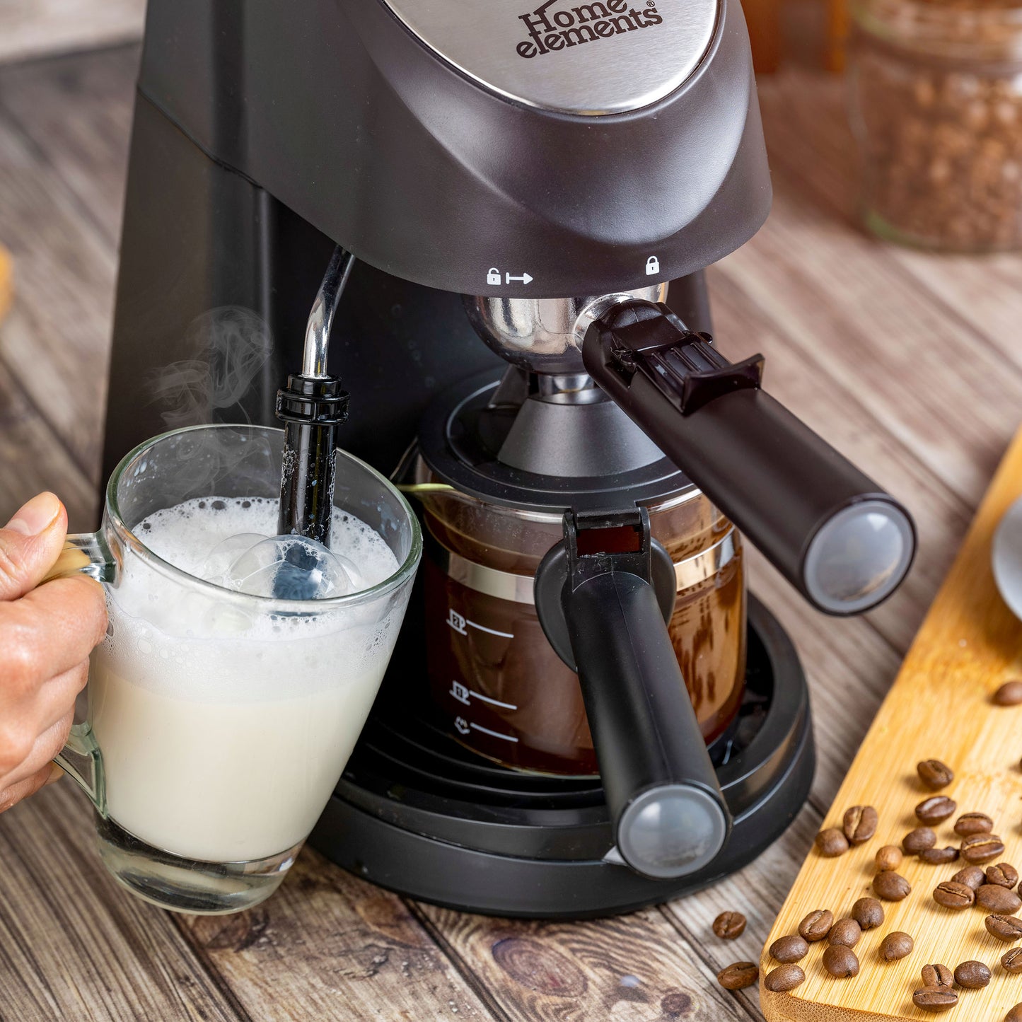 Cafetera Coffe Home - Capuchinera Hecm-2033N Home Elements