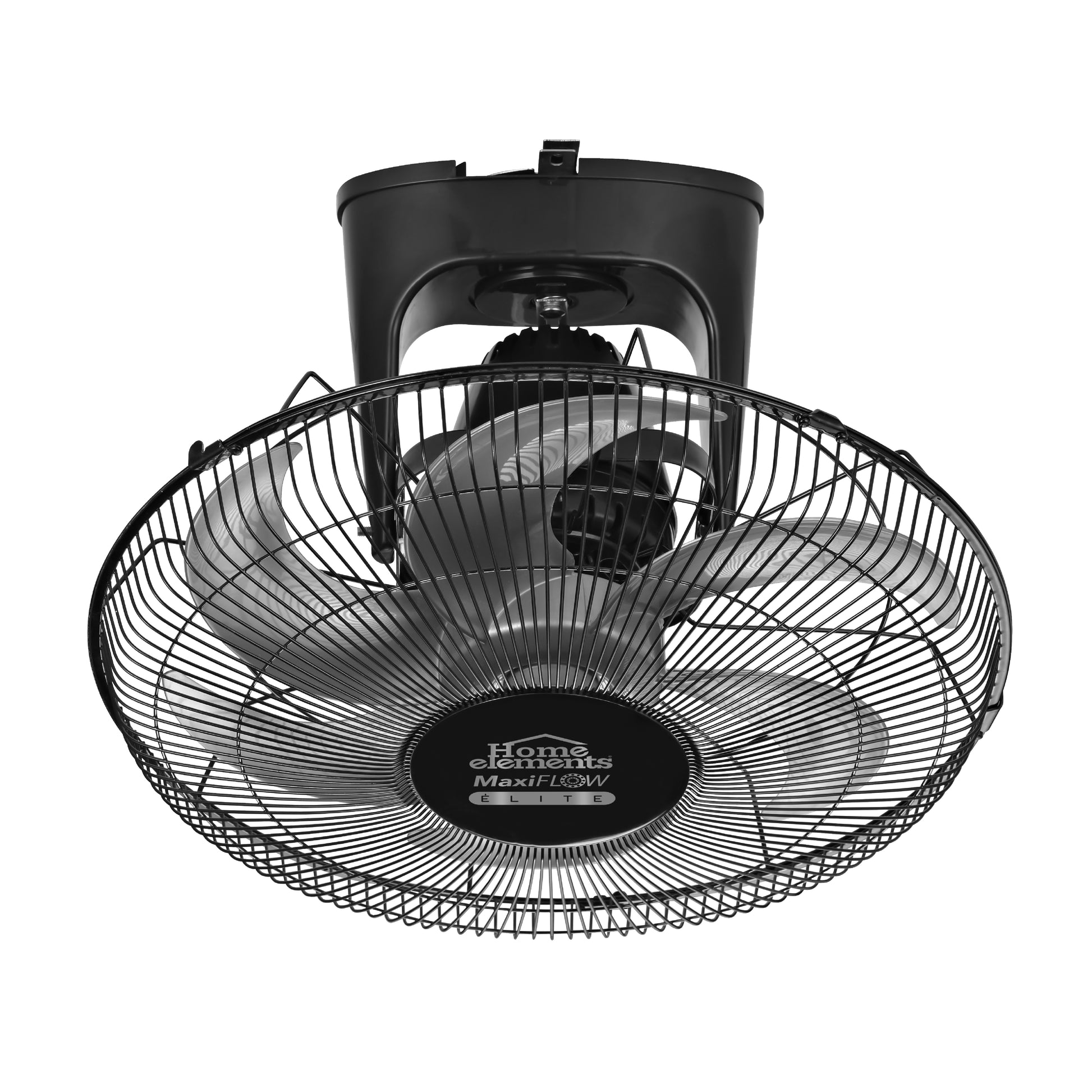 Ventilador Negro Orbita Loco De Techo 18P Maxiflow- Elite Home Elements Negro Práctico Para Tu Hogar