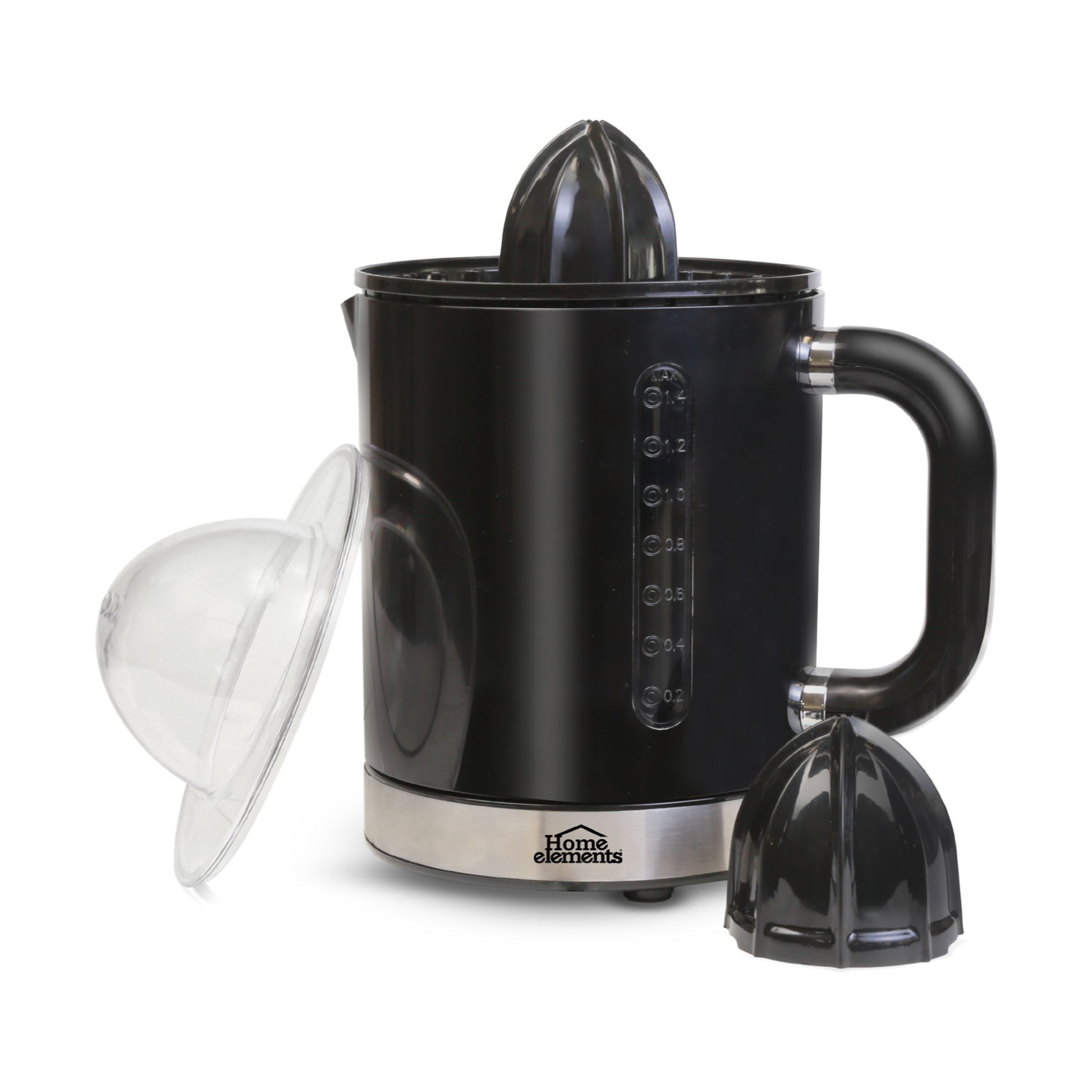 Exprimidor De Jugo 1.4L Negro Home Elements