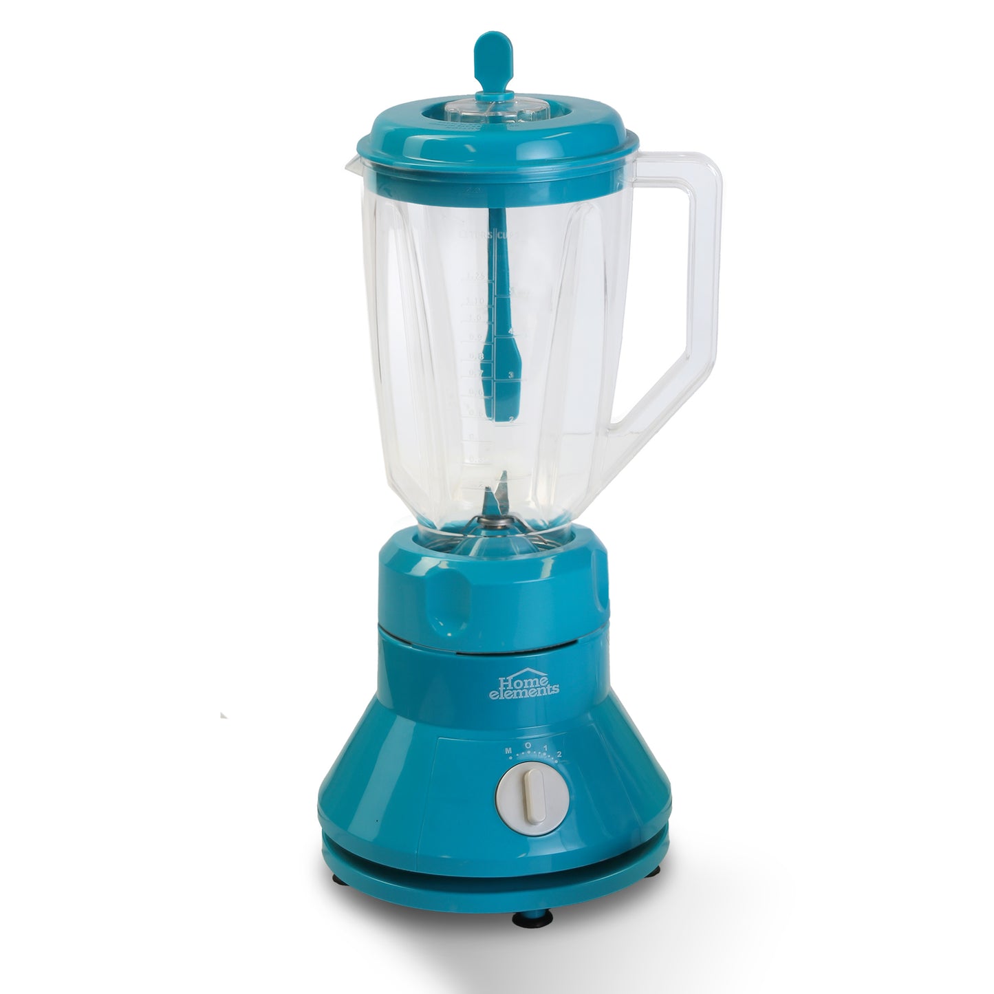 Licuadora 2 Velocidades Con Picatodo Azul Home Elements