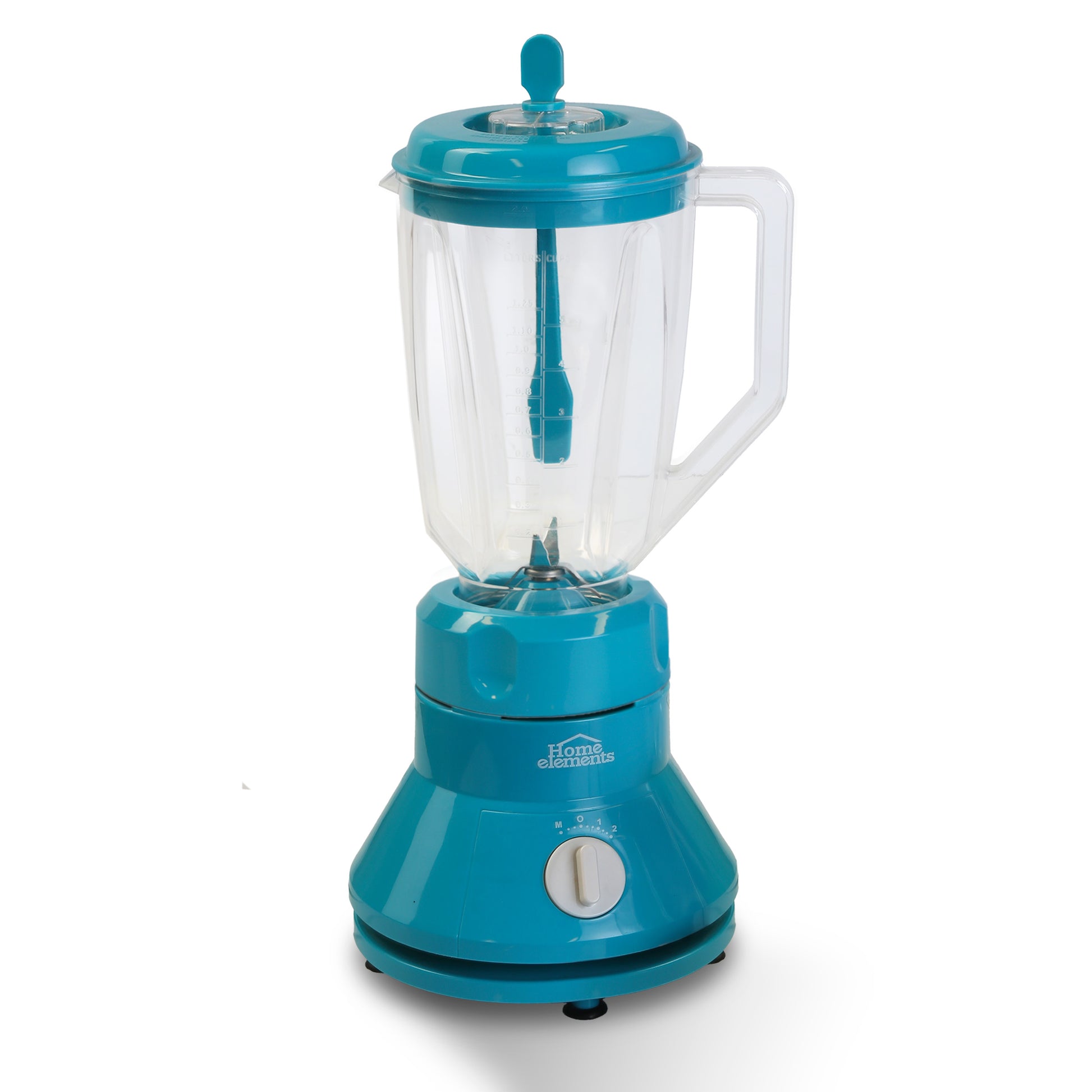 Licuadora 2 Velocidades Con Picatodo Azul Home Elements