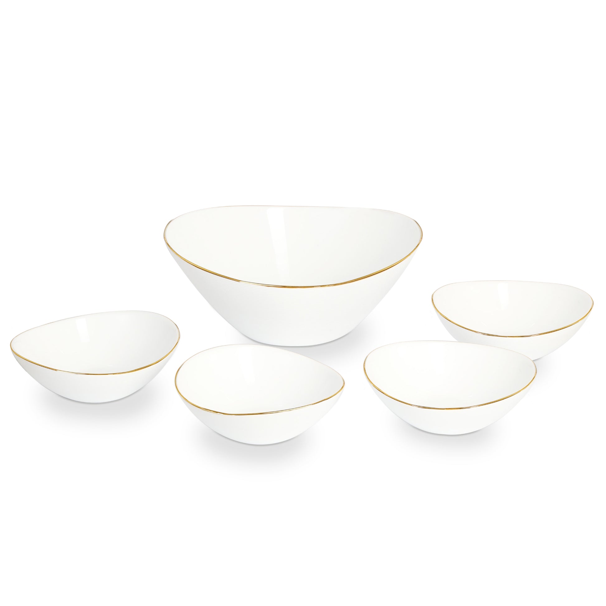 Set X5 Bowl Borde Decorado Home Elements