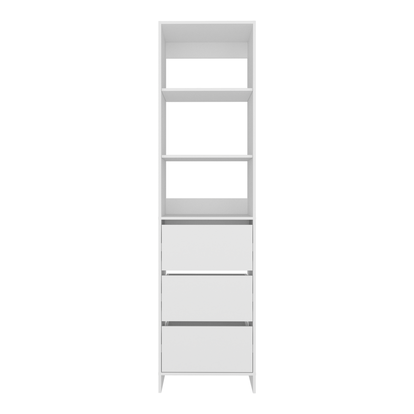 Closet Eco 3 Cajones 213X55X48 Kronos Blanco  Zf
