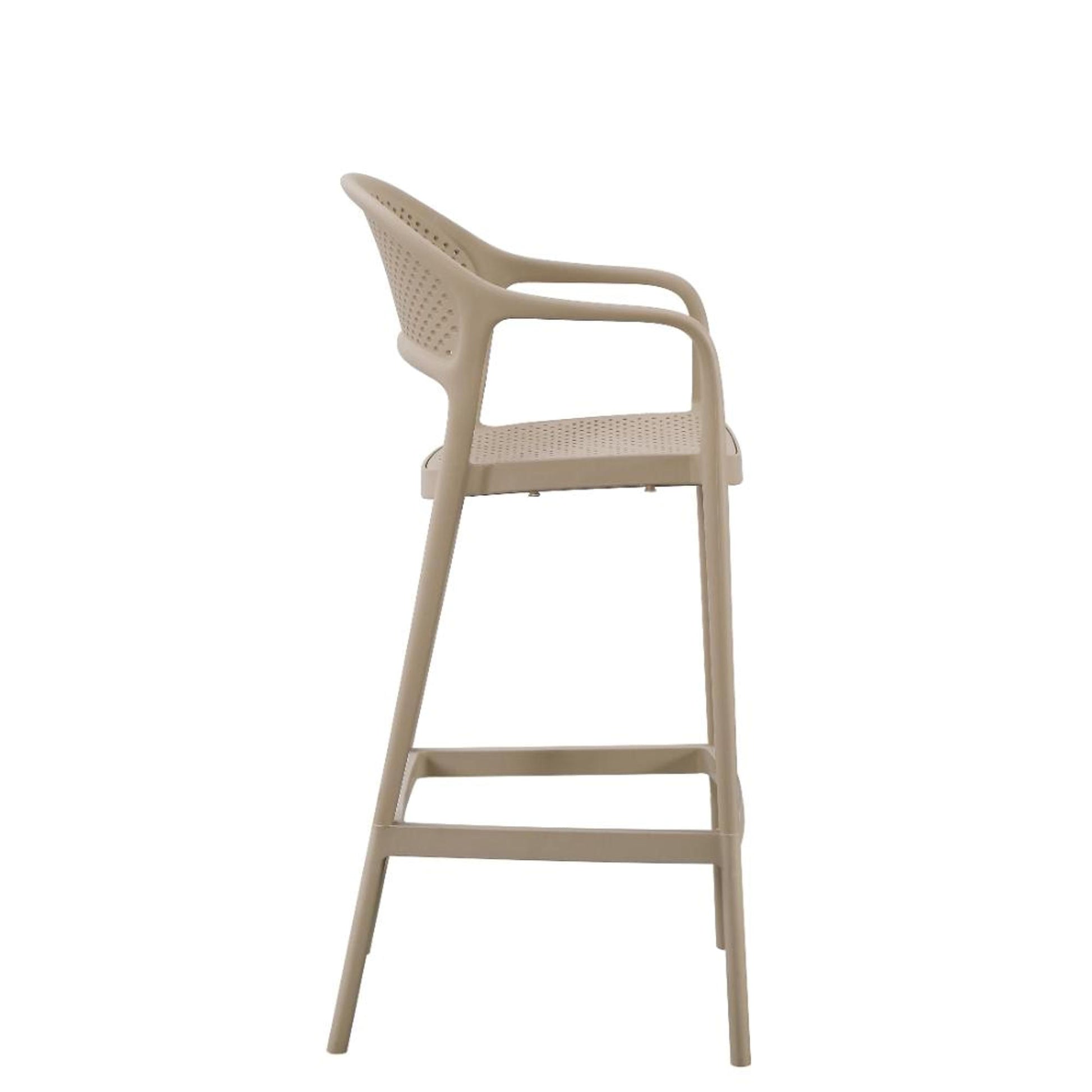 Silla Bar Curitiva 109X56X56 Rta Taupe