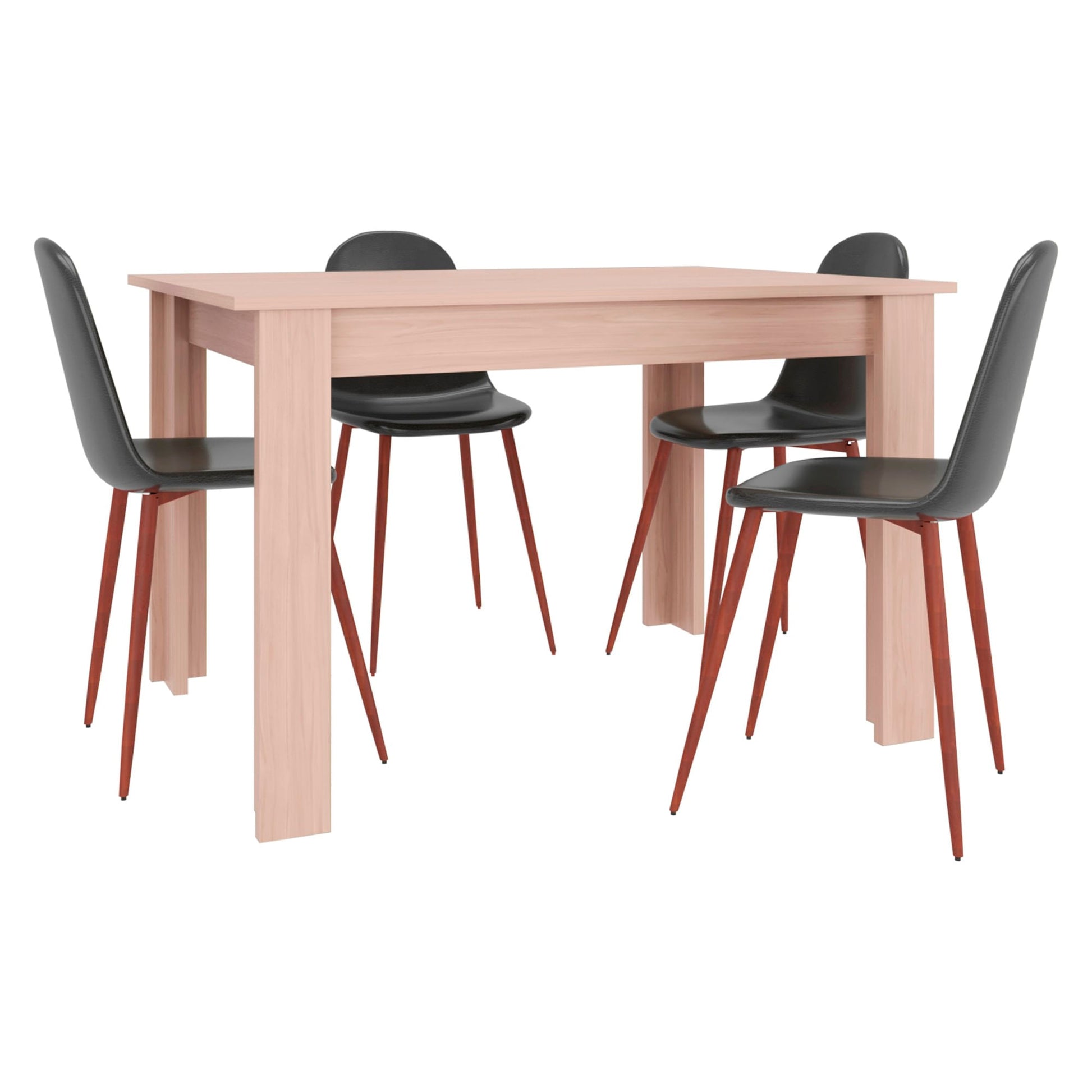Mesa Comedor Portofino 120 75X120X88 Rta Nacar