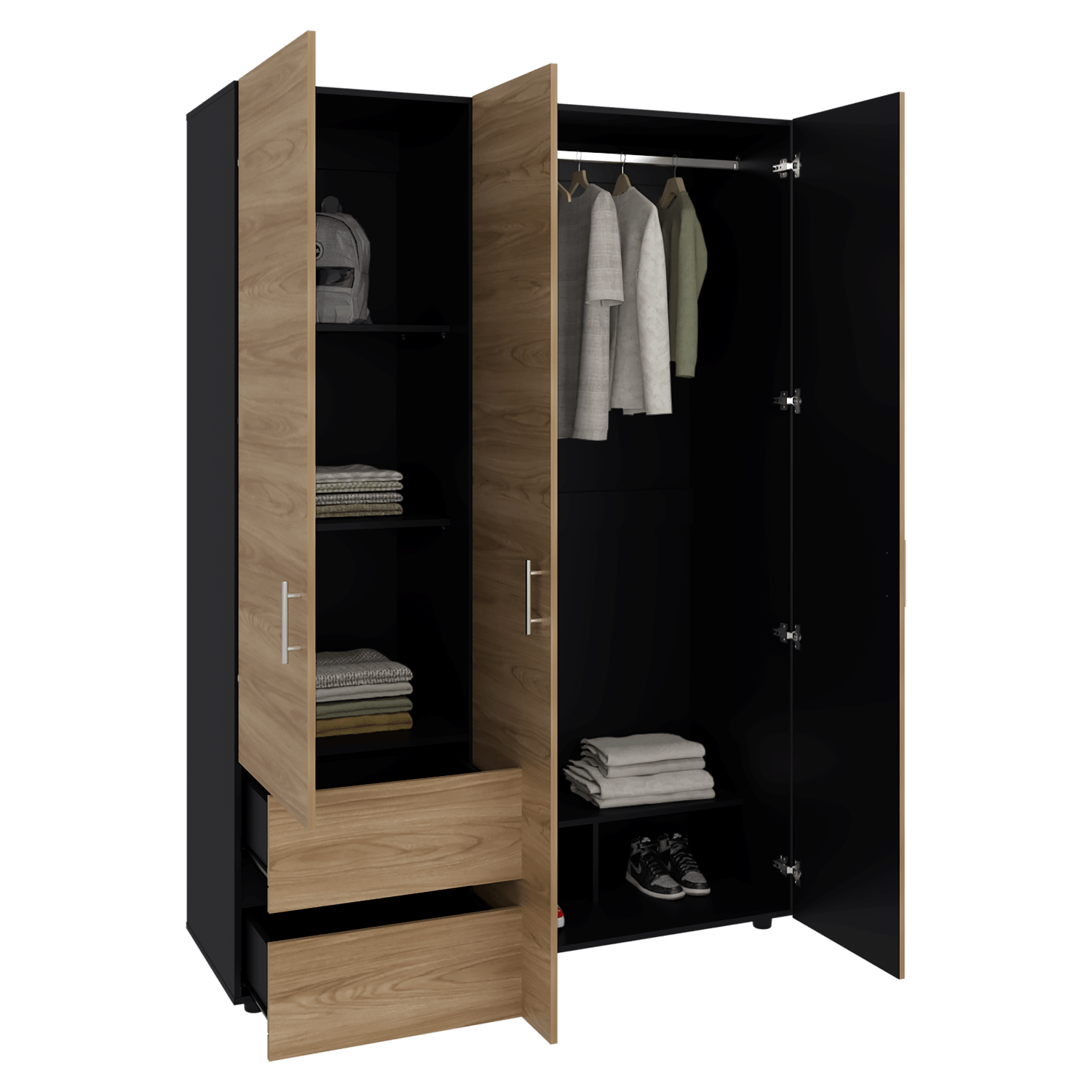 Closet Edmon 200X140X52 Rta Wengue Fresno