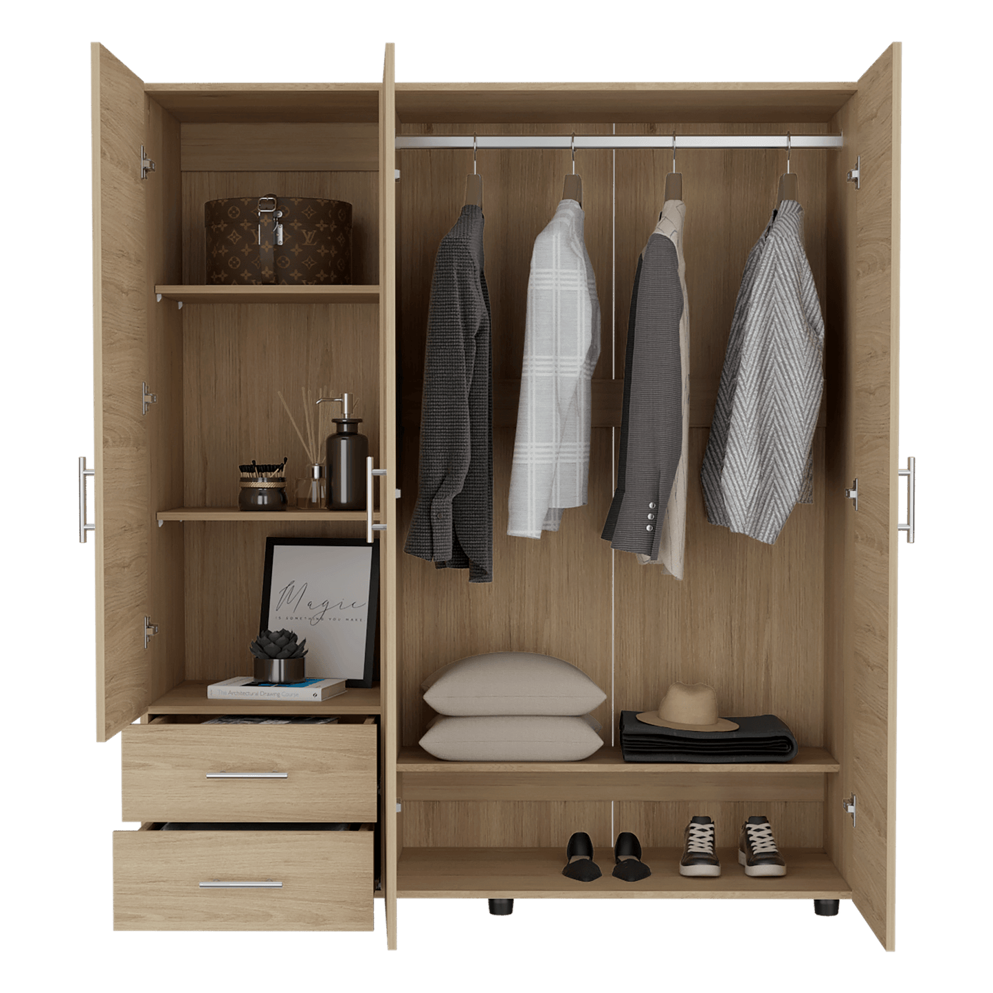 Closet Dassel 161X140X52 Rta Rovere