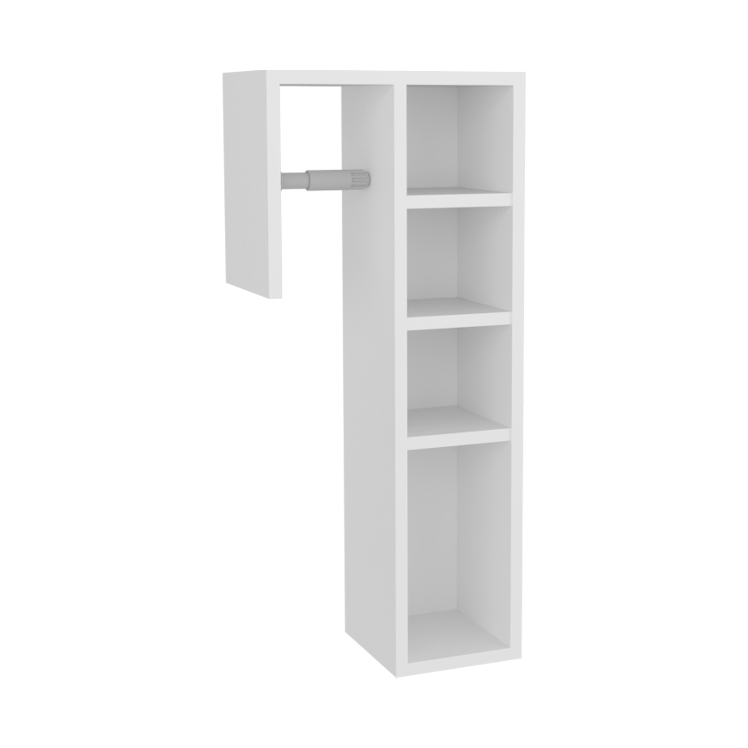 Gabinete Para Papel Higienico Toilet 70X31X17 Rta Blanco Zf