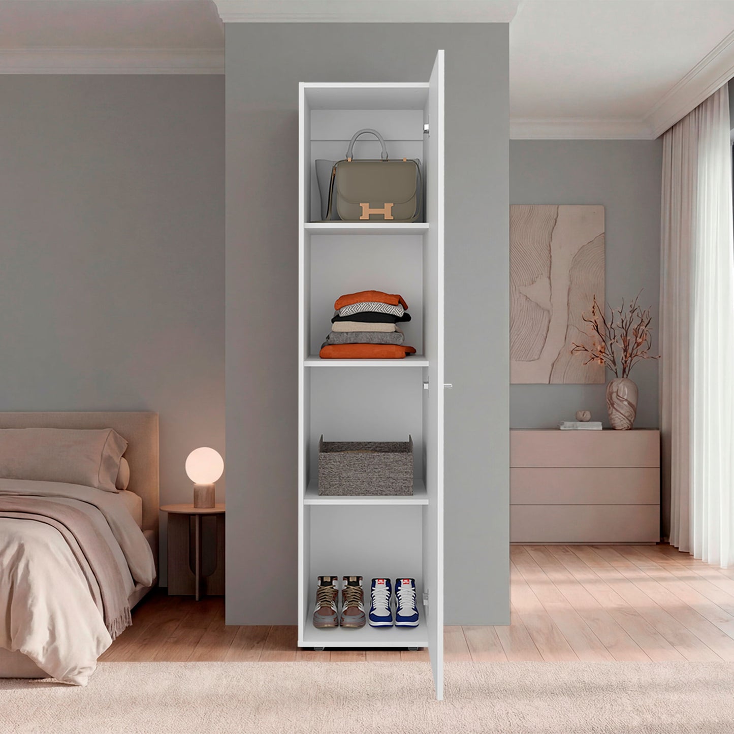 Closet Home Dreams 170X40X40 Rta Kronos Blanco Zf
