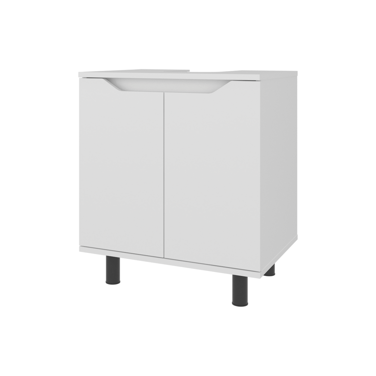 Mueble Lavamos De Pedestal Marlo 63X55X41 Rta Blanco