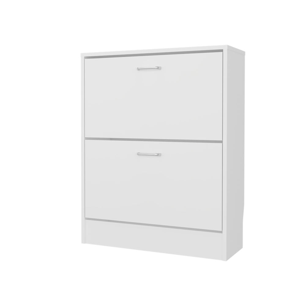 Zapatero Inola 2 Puertas 80X63X24 Rta Blanco Zf