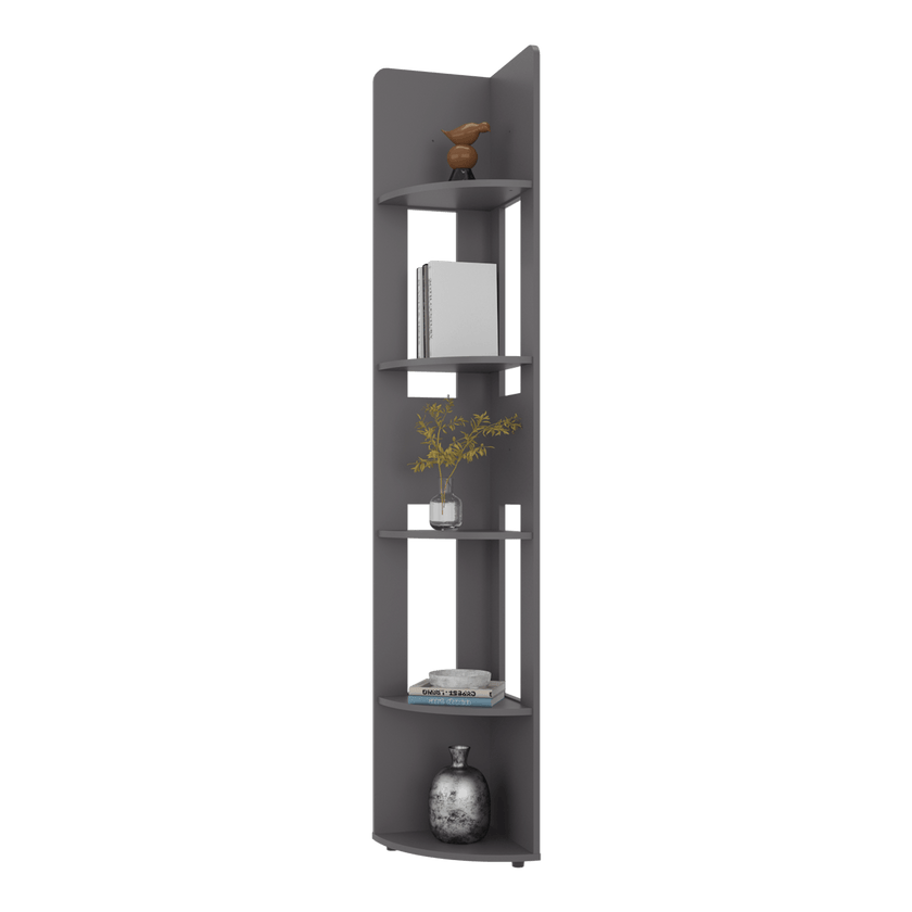 Estante Esquinero Home E-M7 180X30X30 Rta Plomo Zf