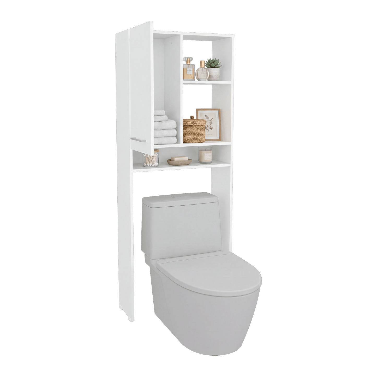 Optimizador De Baño Bath 1 Puerta 160X63X26 Rta Blanco