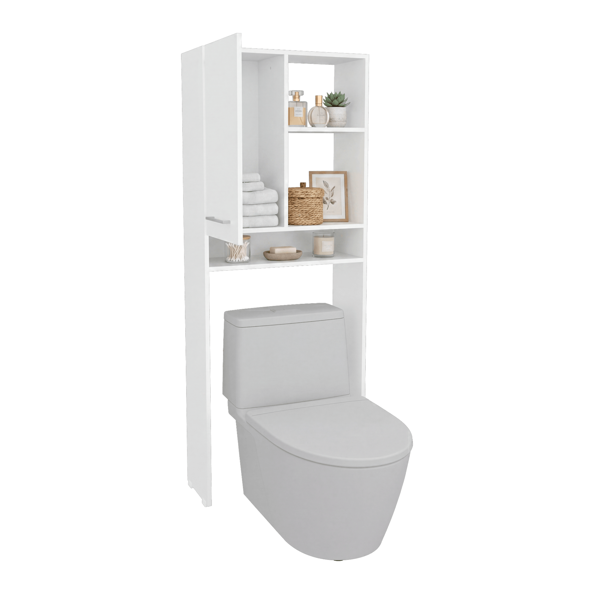 Optimizador De Baño Bath 1 Puerta 160X63X26 Rta Blanco