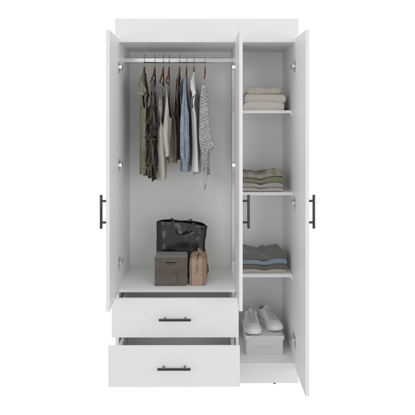 Closet Houston 180X90X46 Rta Blanco Mqz