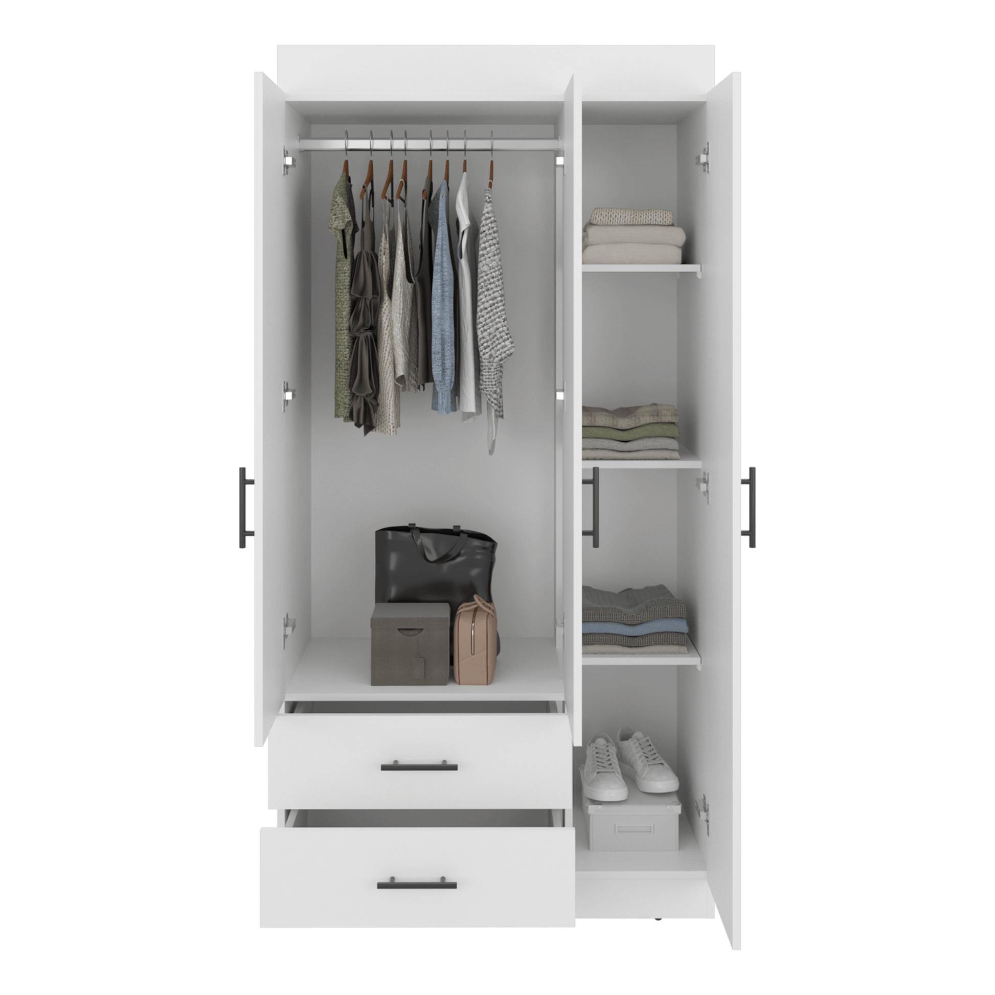 Closet Houston 180X90X46 Rta Blanco Mqz