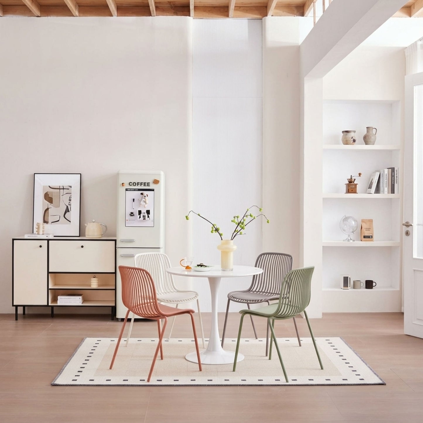 Silla Barcelona 82X50X53 Rta Beige