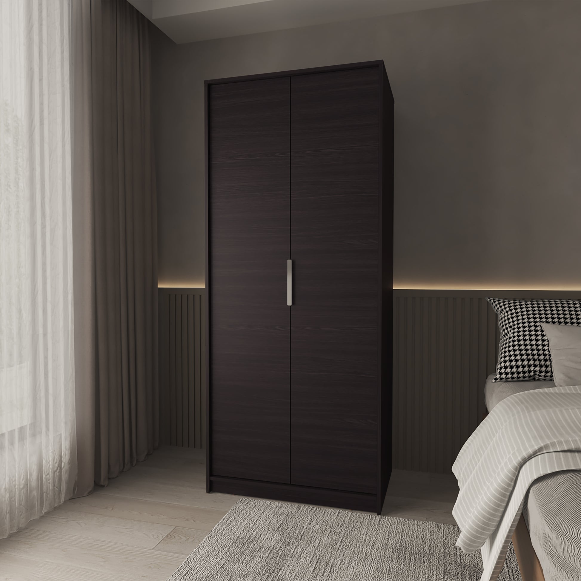Closet Wenden 189X80X52 Rta Wengue Zf