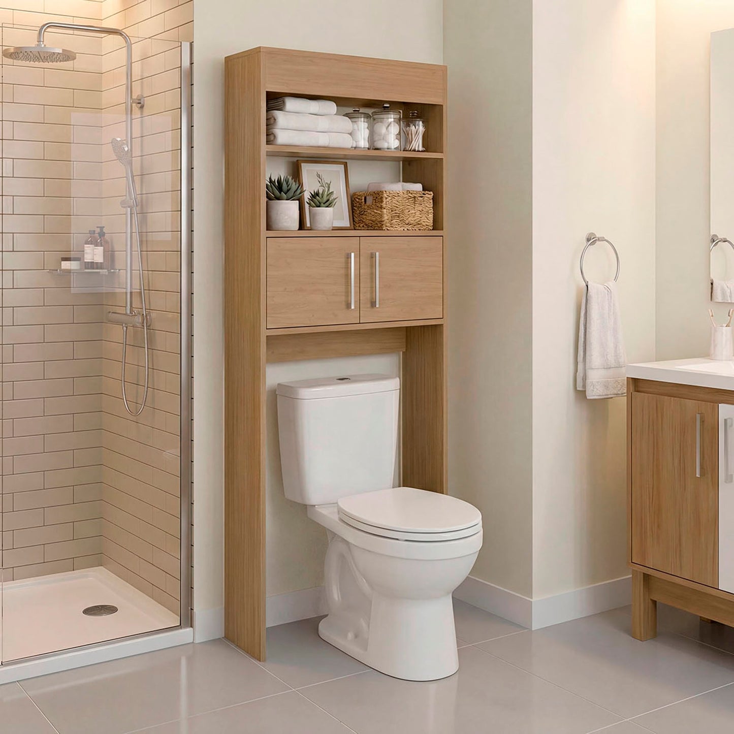 Optimizador De Baño Madrid 160X62X20 Rta Fresno Zf