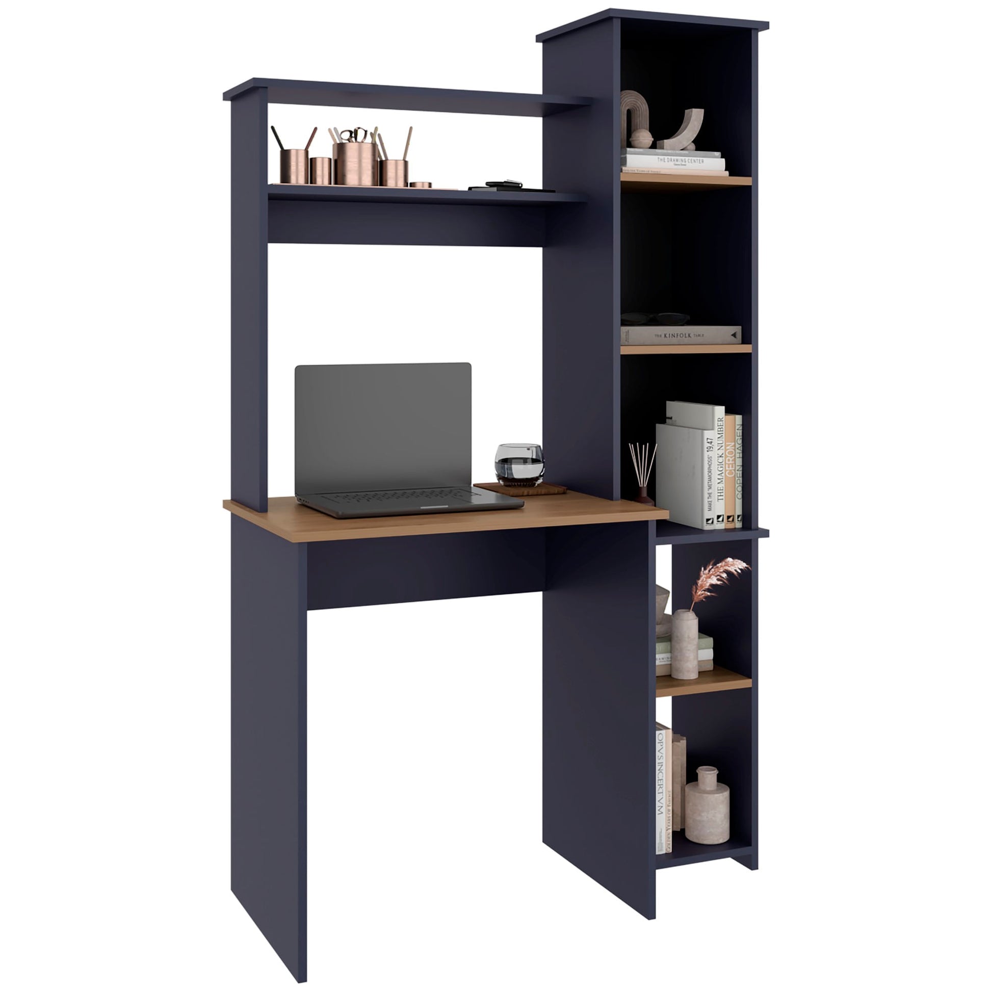 Centro De Computo Versalles 163X98X45 Rta Azul Fresno Zf