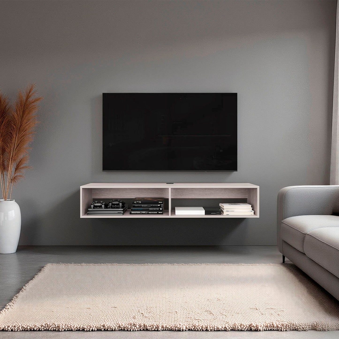 Rack Tv 65'' Flotante 26X150 Rta Positano