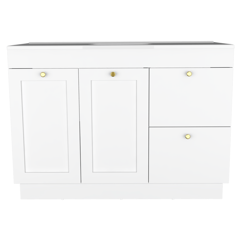 Muebles Para Lavamanos 48 Baluarte 86X121X53 Blanco Zf