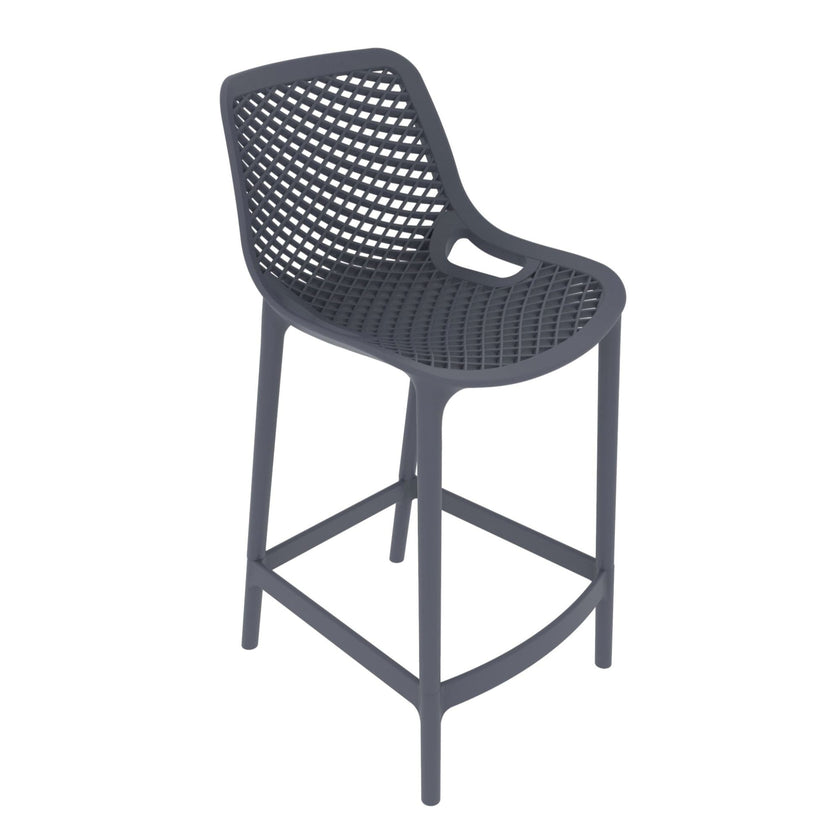 Silla Bar Miame 95X44X52 Rta Gris Oscuro