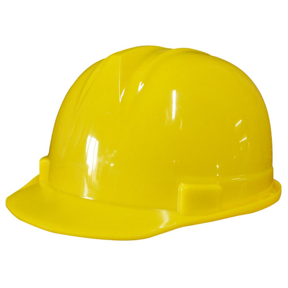 Casco Construccion Economico Amarillo Con Barbuquejo Sin Normaht50089