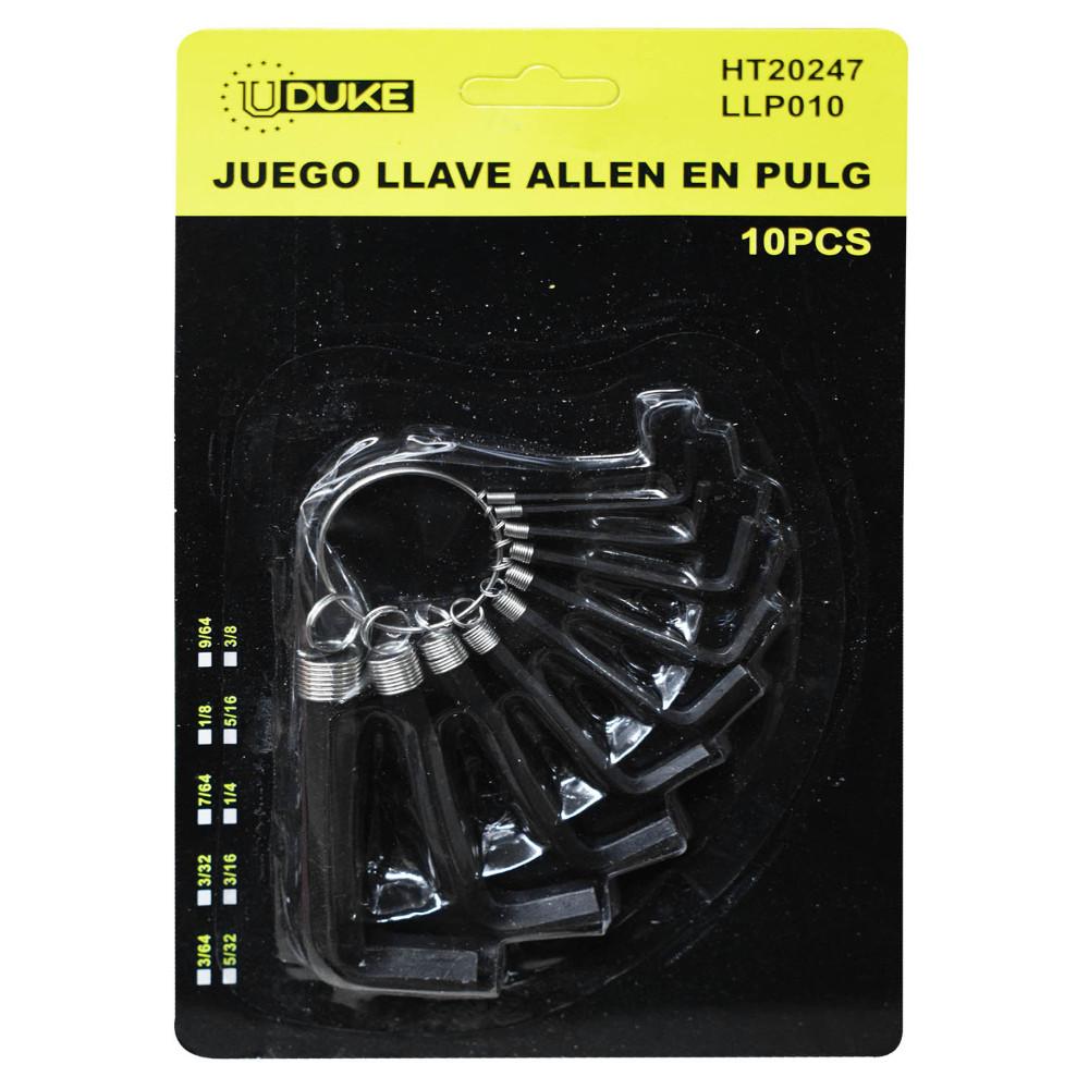 Alem Blister Uduke Juego X 10 Pcs Pulg Llp010 Ht20247