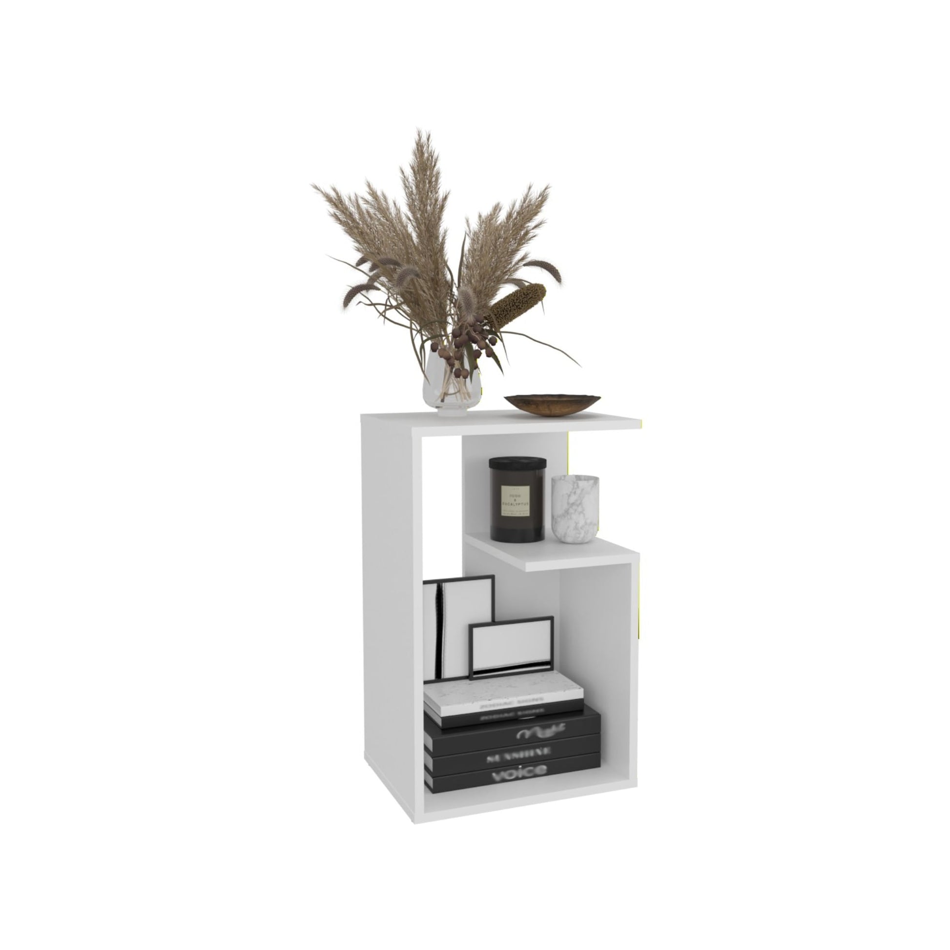 Mesa Auxiliar Everett 63X39X30 Rta Blanco