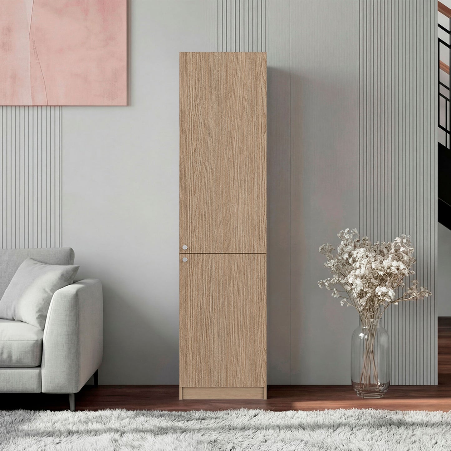 Estante Home E-M5 180X45X31 Rta Cartagena Wengue Zf