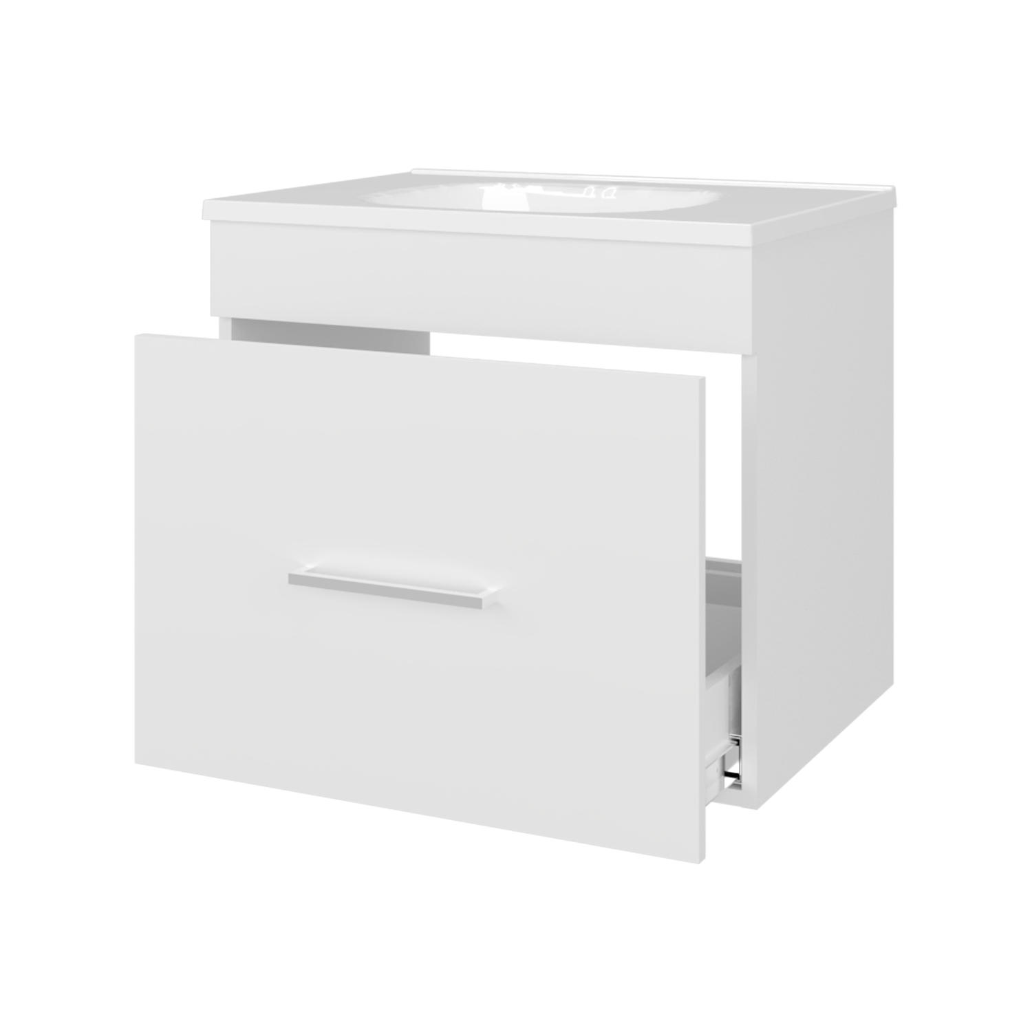 Mueble Lavamanos Hatta 52X59X44 Rta Blanco Mqz Zf