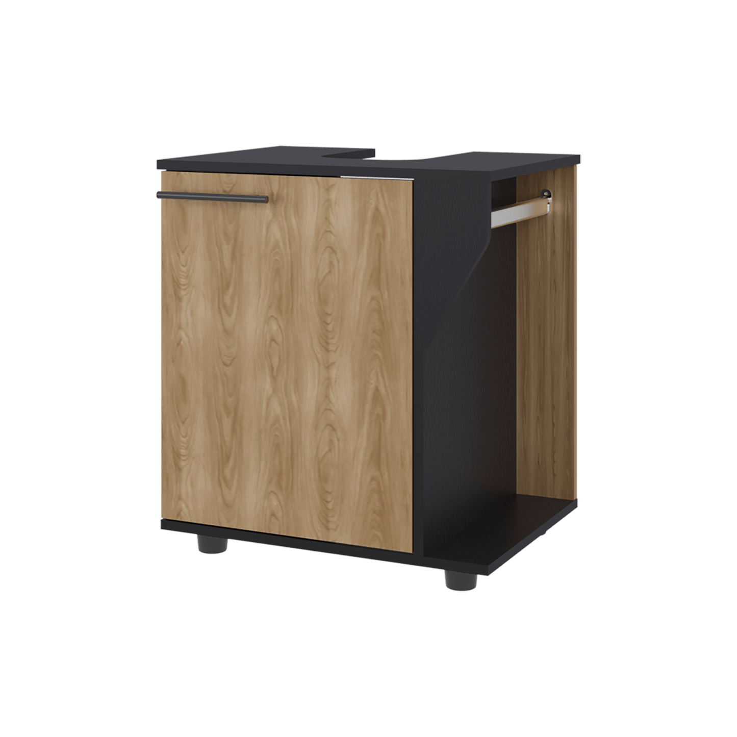 Mueble Lavamanos De Pedestal Phillips 62X56X41 Rta Wengue Fresno