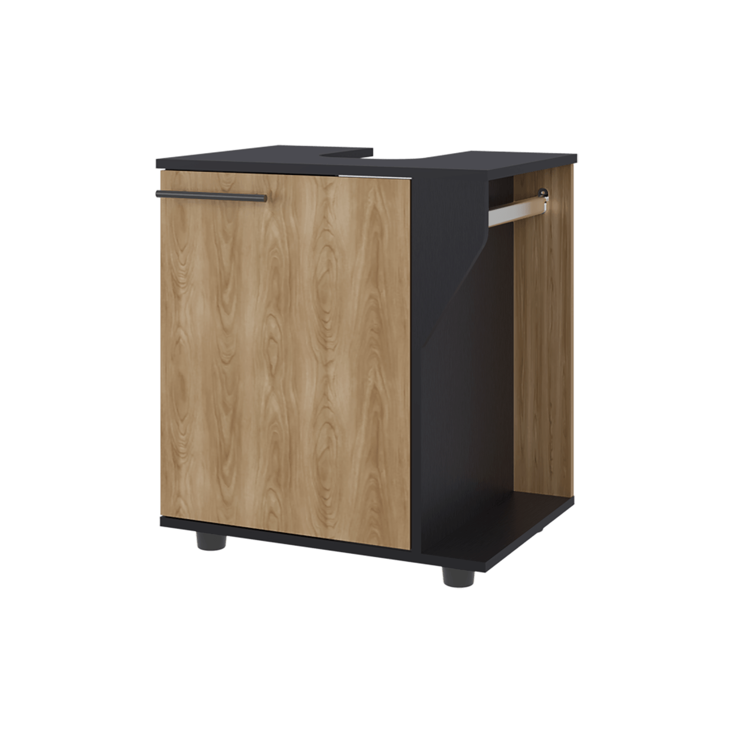 Mueble Lavamanos De Pedestal Phillips 62X56X41 Rta Wengue Fresno