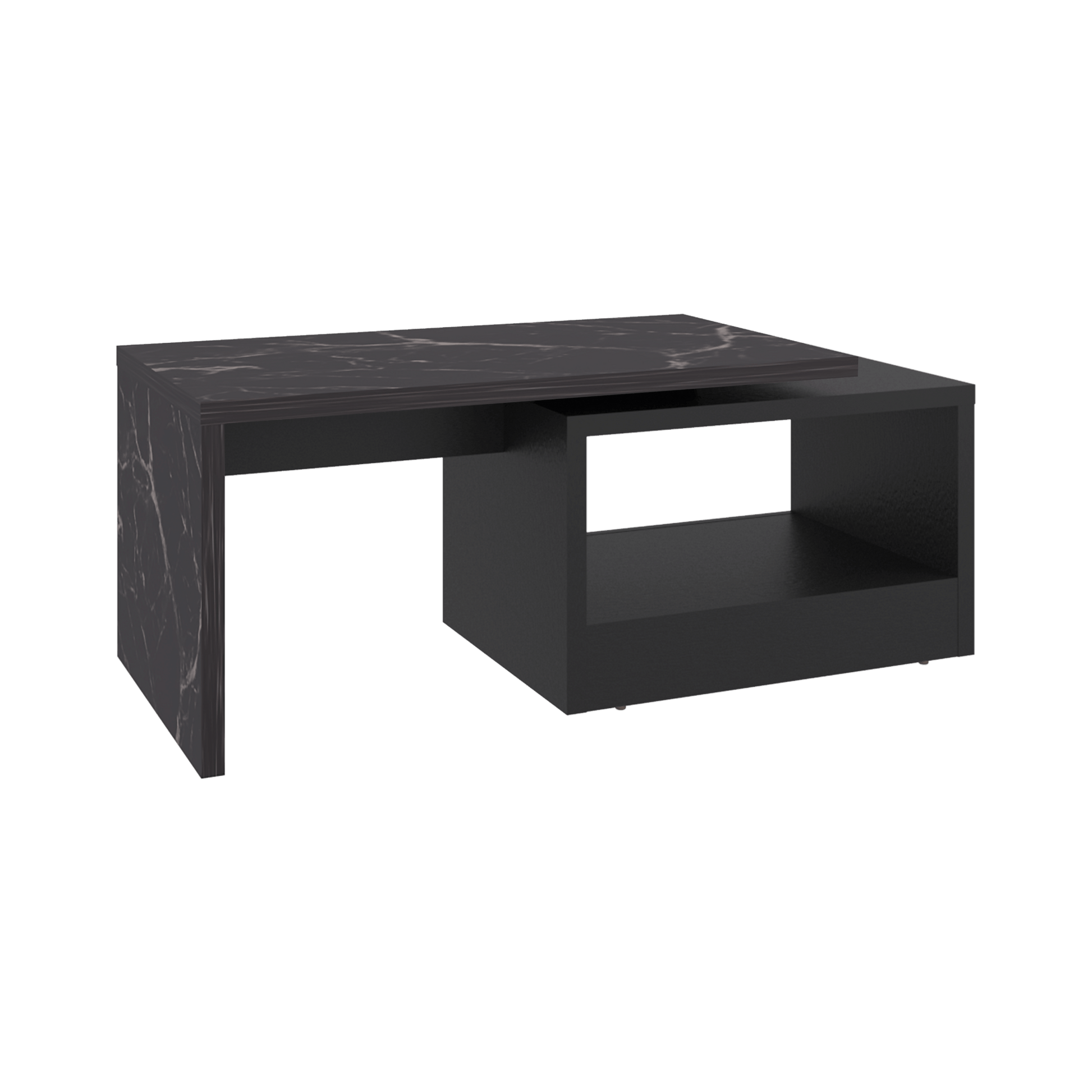 Mesa De Centro Kaia 40X100X45 Rta Wengue Mamba