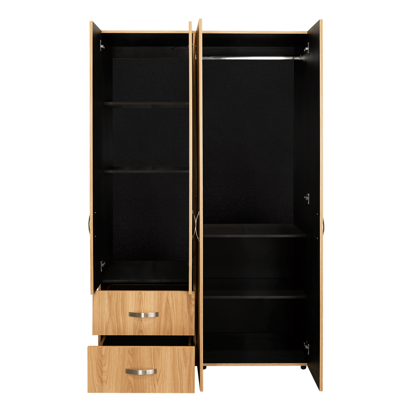 Closet Barilo 2 Cajones 200X120X45 Rta Fresno Eu Wengue
