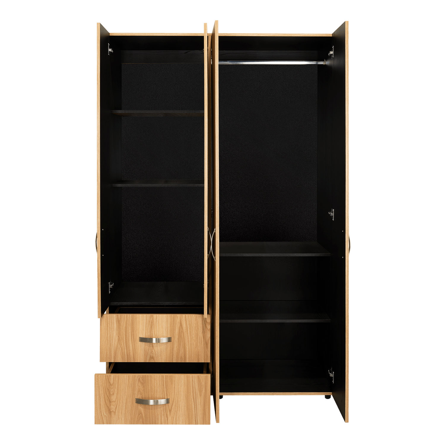 Closet Barilo 2 Cajones 200X120X45 Rta Fresno Eu Wengue