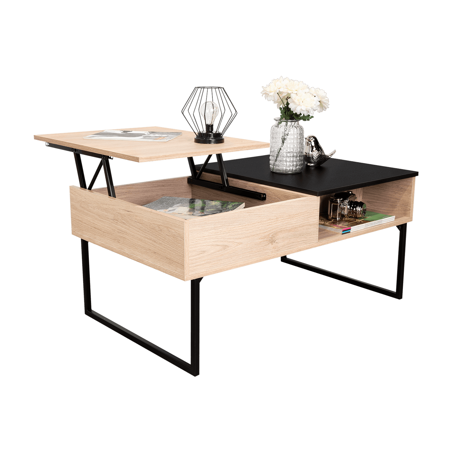 Mesa De Centro Funcional 5G-4 Rta Rovere Wengue