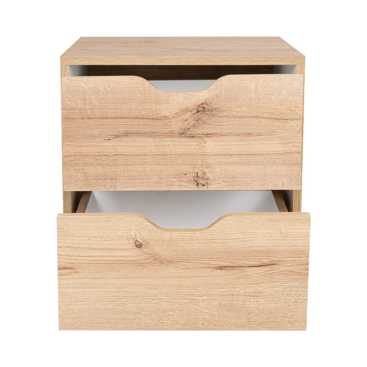 Mesa De Noche Basilea 48X41X36 Rta Duna Blanco