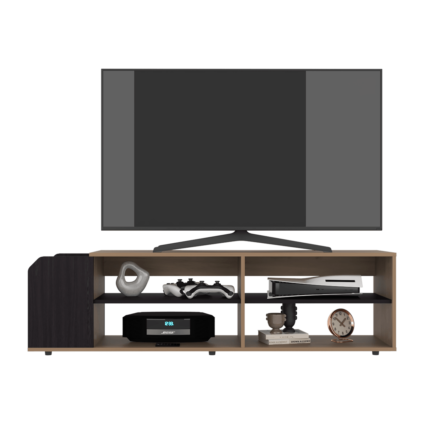 Rack Para Tv Solene 42X150X35 Rta Fresno Wengue Zf